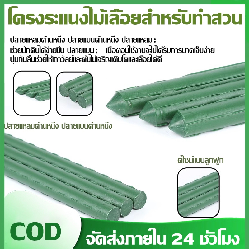 ไม้ค้ำยันต้นไม้ ยาว 60-180 ซม. หนา 8-16 มม. หลักไม้ค้ำ เสามะเขือเทศ ซุ้มไม้ ไม้ค้ำต้นไม้ สำหรับยางอินเดีย✨ทนทาน กันปลวก