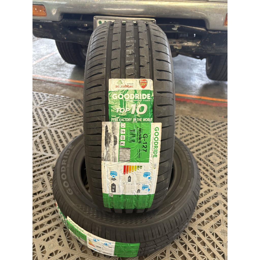 ยางรถยนต์ 195/55R15 ยี่ห้อ Goodride ลาย G-127 ยางปี 25