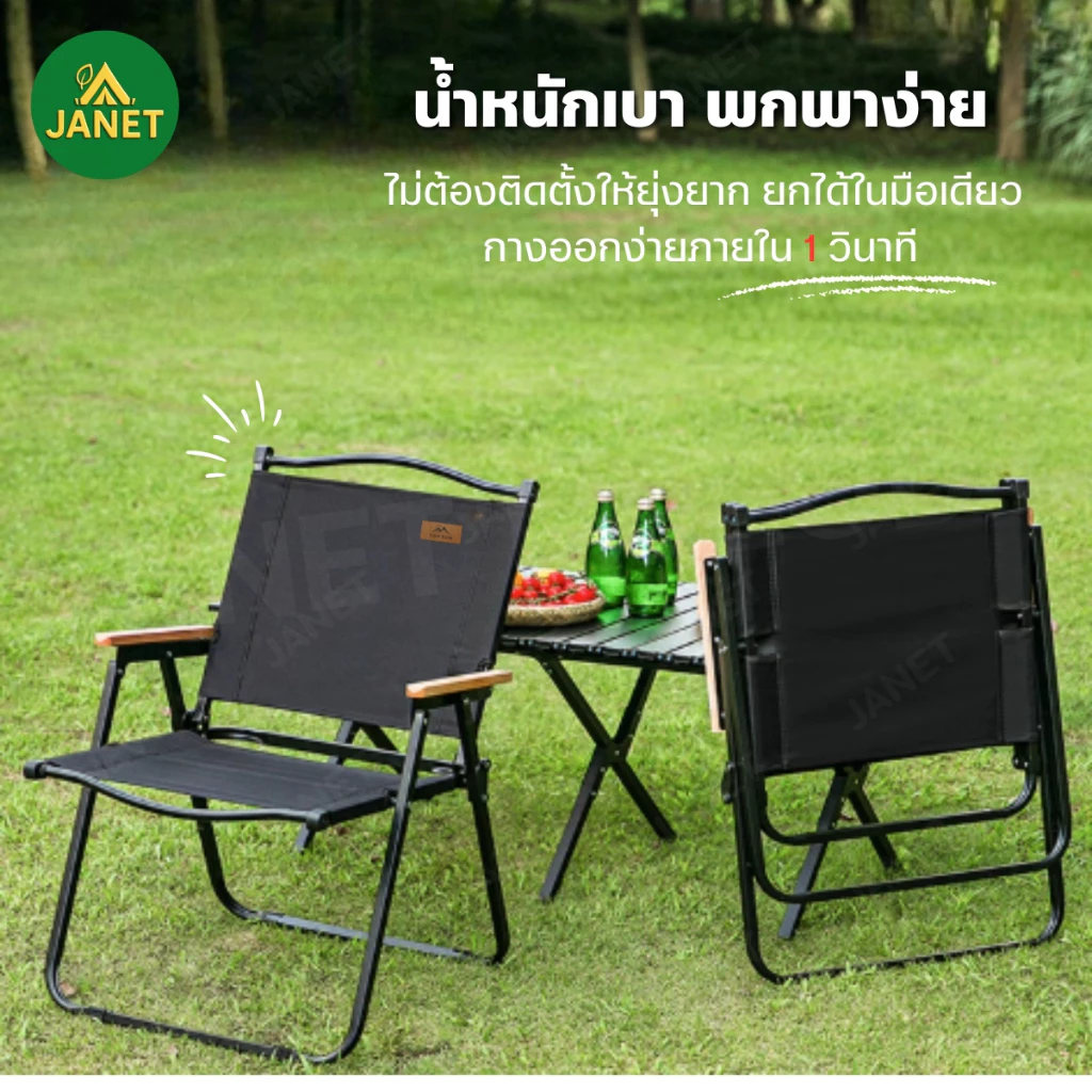 TOP SUN เก้าอี้แคมป์ปิ้ง Kermit Chair เก้าอี้พับ เก้าอี้สนาม thumbnail 9