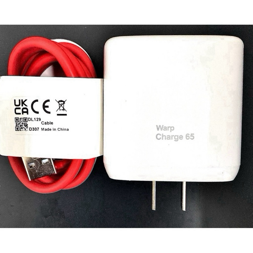ONEPLUS 65W WARPCHARGE ** ADAPTER 65W + TYPE C USB ** (NO PACKAGE)
