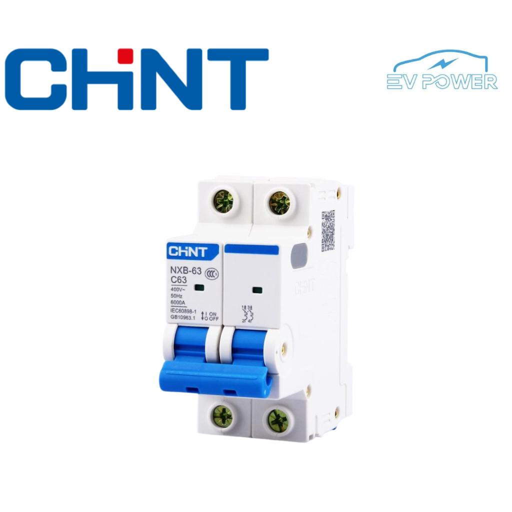 CHINT เมนเซอร์กิตเบรกเกอร์ 50 แอมป์ 2 โพล