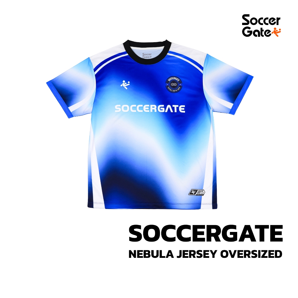 SoccerGate Nebula Jersey Oversized เสื้อใส่สบาย คุณภาพดี (กดติดตามเพื่อ รับโค้ดส่วนลด 100.-)