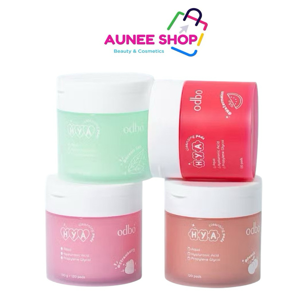 ส่งฟรี/มีไลฟ์ คลีนซิ่งแพด ODBO HYA CLEANSING PAD REMOVER โอดีปีโอ ไฮยา คลืนซิ่ง 
