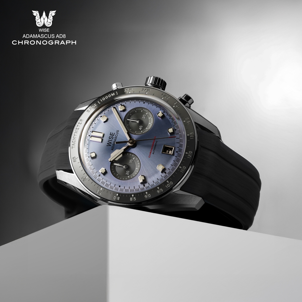 WISE ADAMASCUS AD8 Chronograph Stainless steel 904L นาฬิกาข้อมือ ขนาด 40 มม.