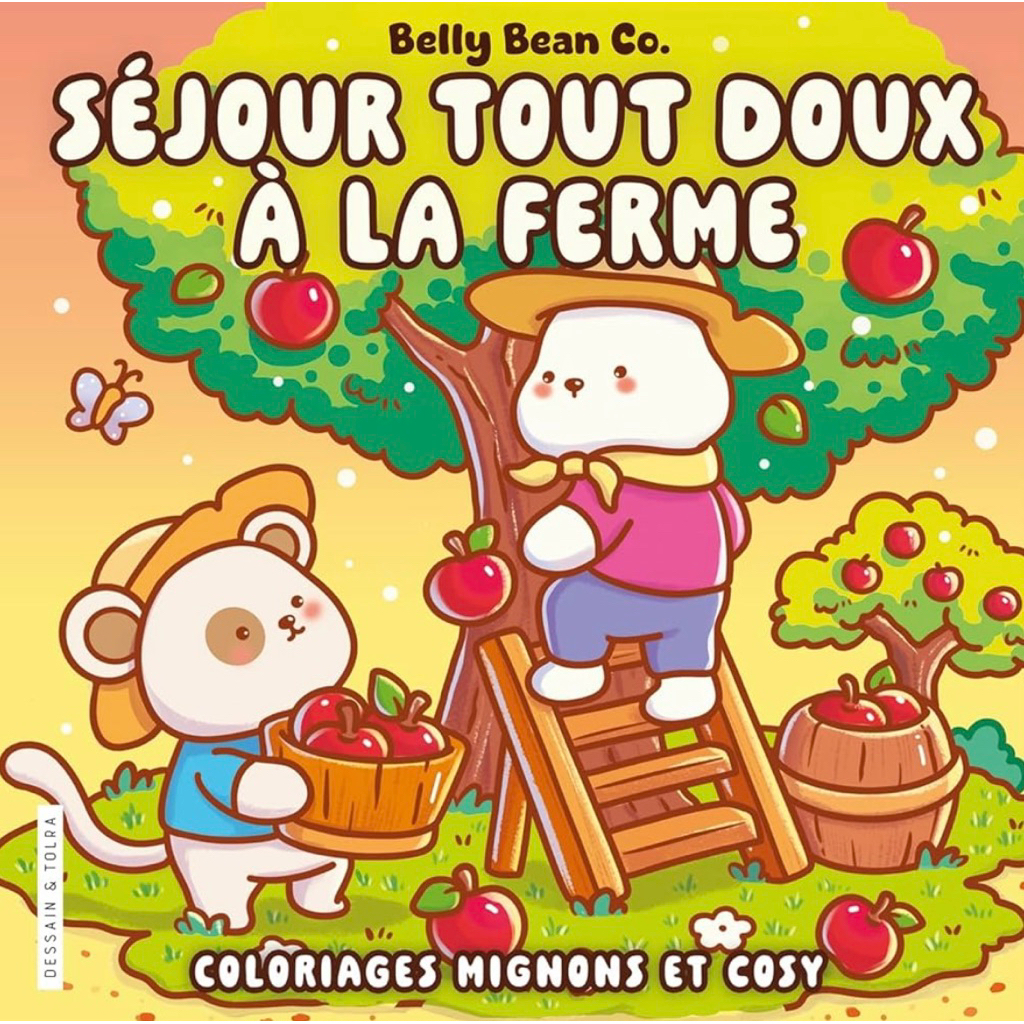 สมุดภาพระบายสี Cozy Farm day พร้อมส่งในไทย 🇹🇭