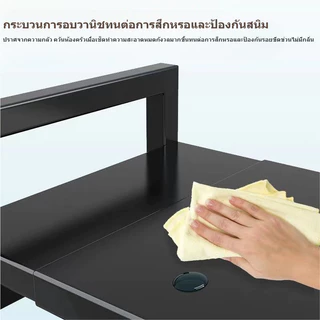 ชั้นวางไมโครเวฟแบบยืดหดได้สำหรับครัว หลายชั้น ที่เก็บของสำหรับหม้อหุงข้าวและเตาอบ พร้อมชั้นวางเครื่องปรุง สวยงามแ