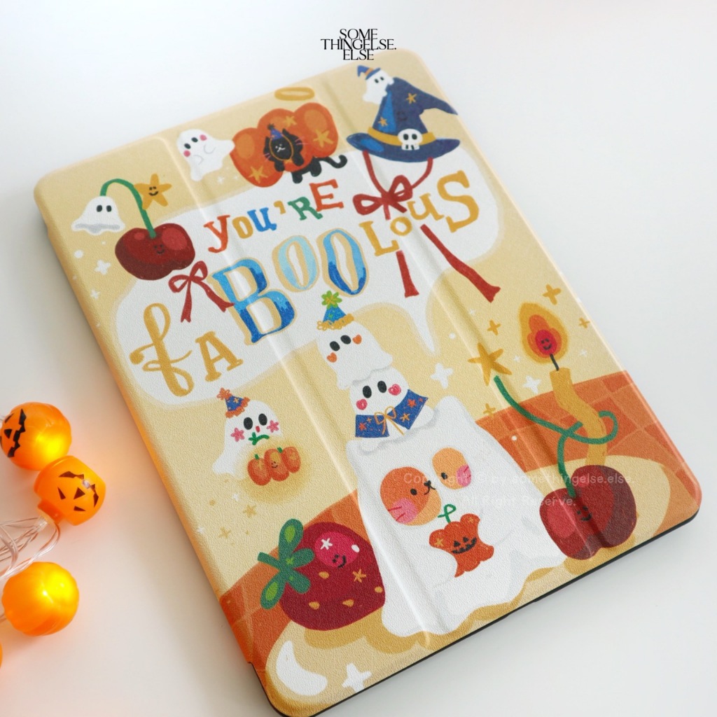 [ Somethingelse x IXLOGO ] พร้อมส่ง | เคสไอแพด You're faboolous 🎃 | iPad case halloween