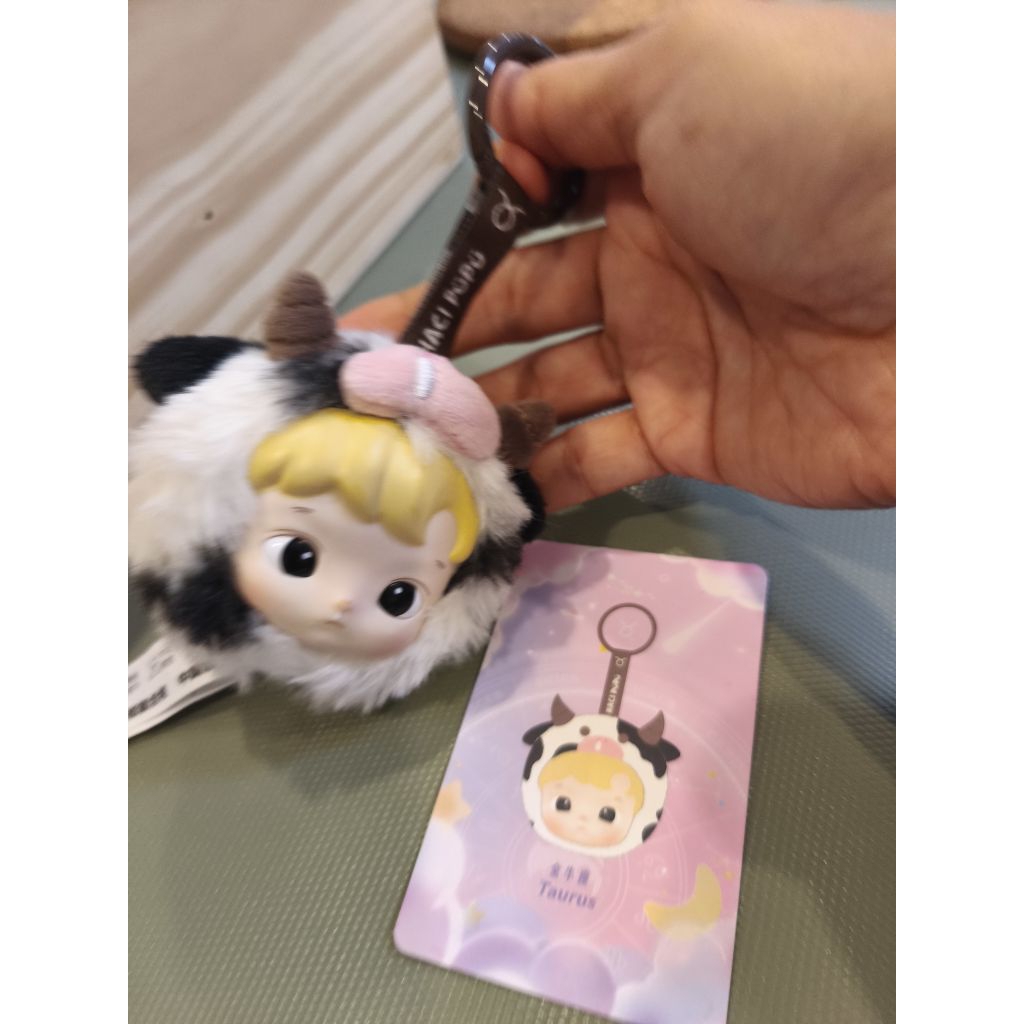 POPMART Hacipupu พวงกุญแจ จักราศี  วัว