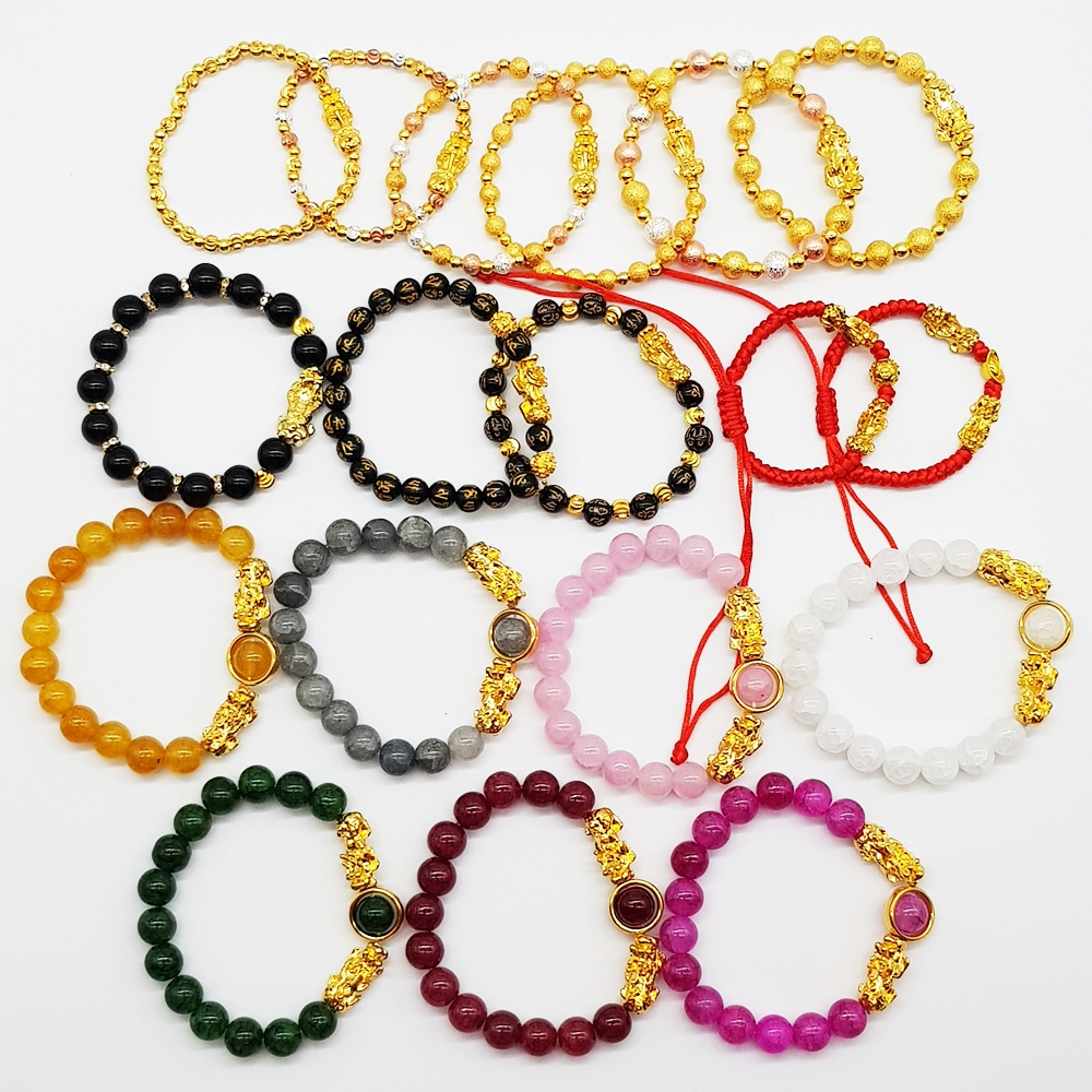 สร้อยข้อมือปี่เซียะ เรียกทรัพย์ ค้าขาย เสริมดวง เพิ่มโชคลาภ ป้องกันภัย ขจัดเป่าสิ่งชั่วร้าย กำไลหิน หินถูกหวย หินนำโชค