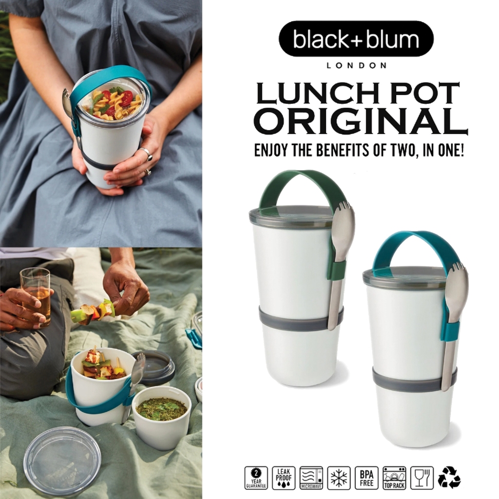 BLACK + BLUM LUNCH POT ORIGINAL ภาชนะใส่อาหาร 2 ชั้น คุณภาพสูง