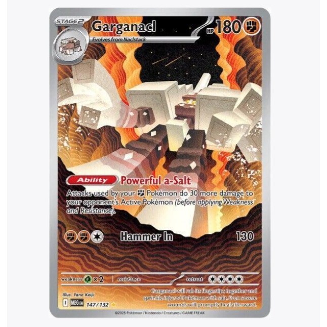 Garganacl #147 Pokemon Mega Evolution
