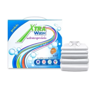 XTRA WASH ผงซักฟอกเข้มข้น 3.3 kg
