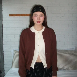 (พร้อมส่ง) MUSTNIMAL | Amber Cardigan เสื้อไหมพรมคาดิแกน ผ้าหนานุ่มใส่สบาย ใส่ทำงานได้ ใส่กลางแดดได้