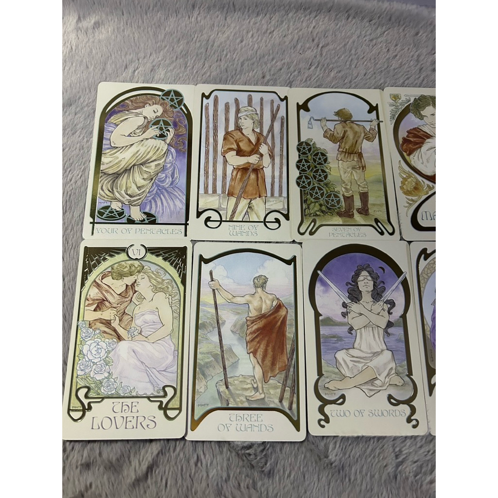 Ethereal Visions: Illuminated Tarot Deck