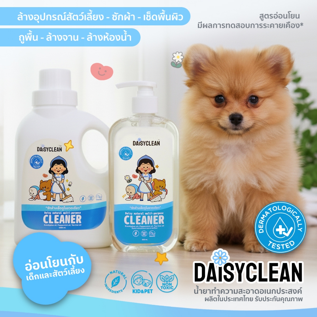 🌼 DAISY CLEAN – น้ำยาทำความสะอาดอเนกประสงค์ สูตรธรรมชาติ