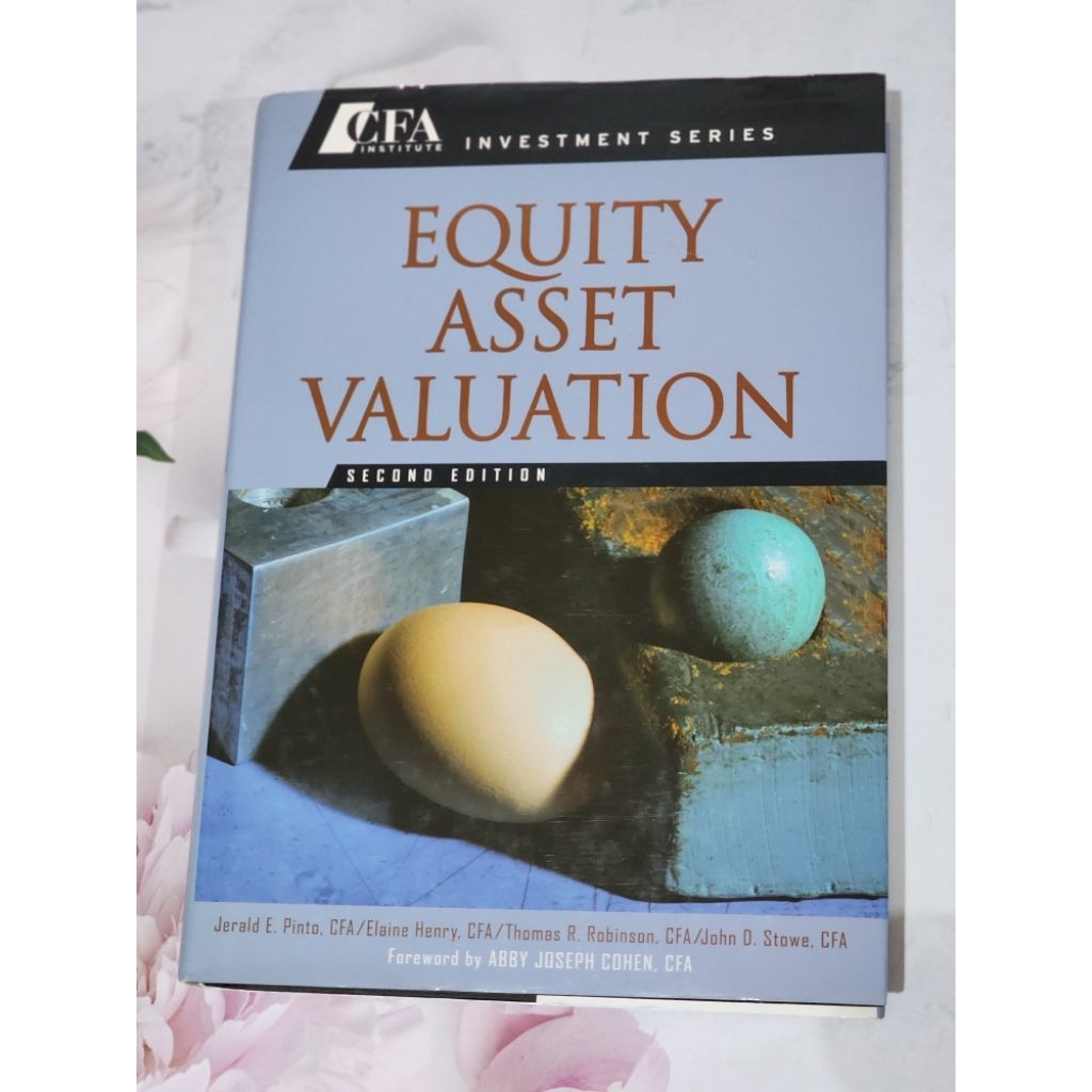 Equity Asset Valuation CFA Institute Investment  หนังสือมือสอง Textbook สภาพดี