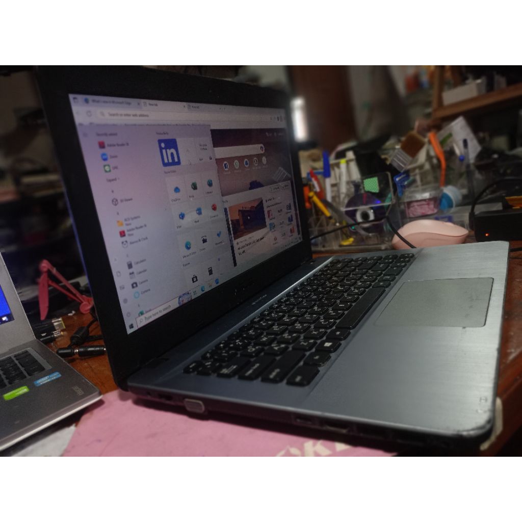 notebook asus x441n  celeron n3350 RAM 4GB hdd 1 TB แบตฯเก็บนาน ทำงานไว