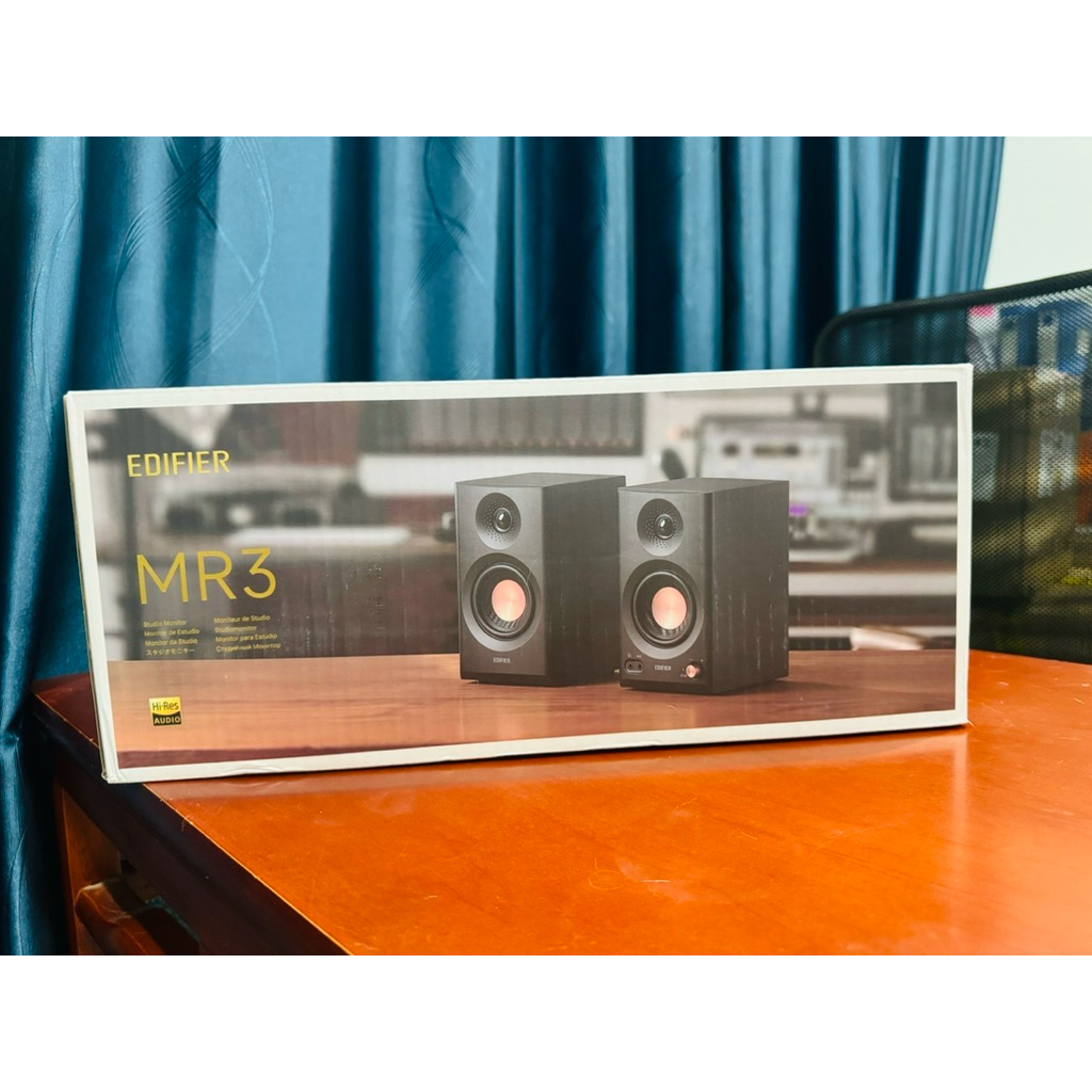 Edifier MR3 สีดำ มือ1 กล่องมีตำหนิ เล็กน้อยไม่มีผลต่อการใช้งาน ประกันศูนย์ไทย
