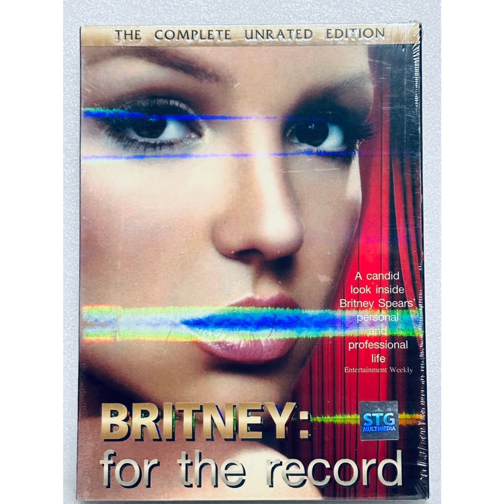 DVD ปก​สวม​ : Britney: For the Record  A Candid Look inside ' Britney Spears ' and Professional Life