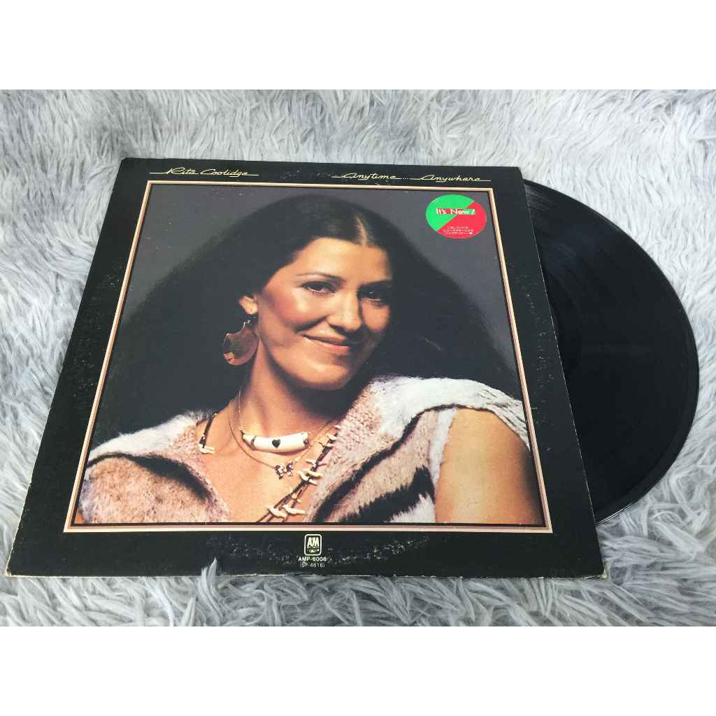 Anytime... Anywhere - Rita Coolidge ขนาด 12 นิ้ว LP G211.4