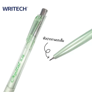 Writech ปากกาเจลหัวเข็ม Crystal Gel Pen รุ่น W-0149 ขนาด 0.38 มม. หมึกน้ำเงิน, แดง หมึกแห้งไว (ราคาต่อ 1 ด้าม)
