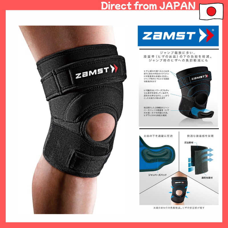 ZAMST JK-2 Knee Support, Mid-Length, For Sports & Daily Use