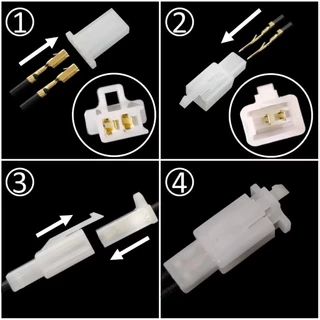 [พร้อมส่ง] (1คู่) 2.8มม. 1,2,3,4,6,9P ขั้วต่อตัวควบคุม Ebike ขั้วต่อไฟฟ้ายานยนต์ ปลั๊กตัวผู้และตัวเมีย L356