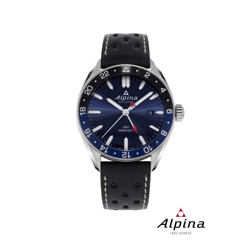 Alpina Quartz AL-247NB4E6 Alpiner GMT Men's Watch ( นาฬิกาข้อมือผู้ชายระบบถ่าน )
