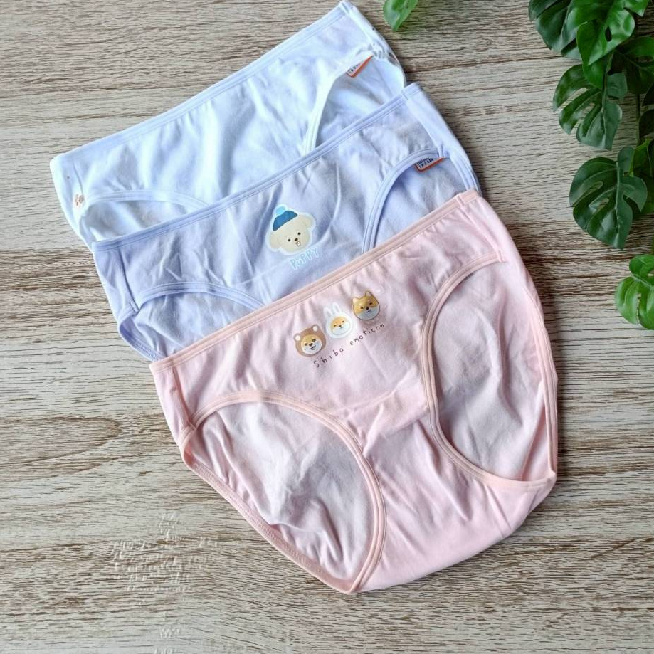กางเกงใน wacoal Bloom ทรง  Bikini size L  เนื้อผ้า cotton ละเอียดอ่อน นุ่ม