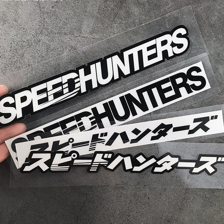 สติ๊กเกอร์แต่งรถ Speed Hunter JDM สะท้อนแสง สไตล์ญี่ปุ่น แต่งรถ มอเตอร์ไซค์ เท่โดดเด่น กันน้ำ