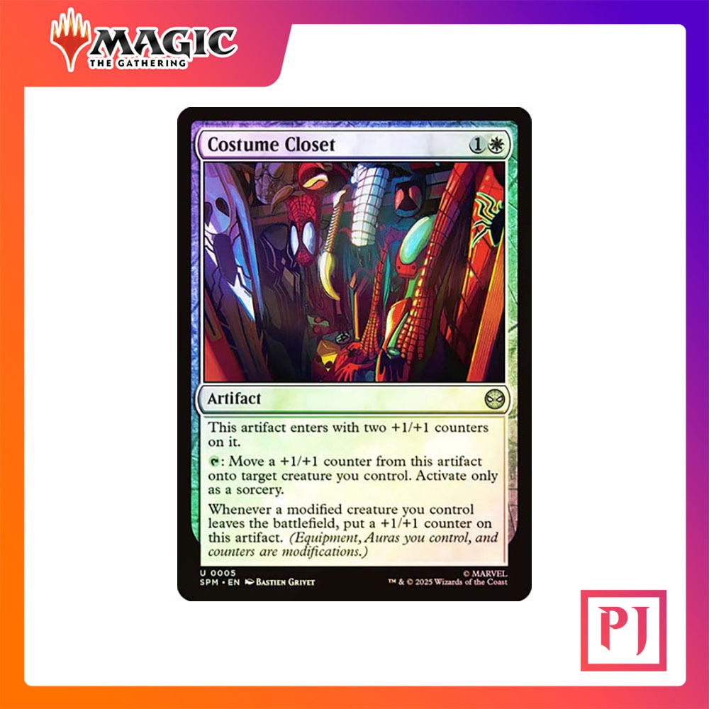 [MTG] Costume Closet [SPM] [WHITE] [UNCOM] [FOIL] [ENG] (การ์ดเมจิค / Magic the Gathering)