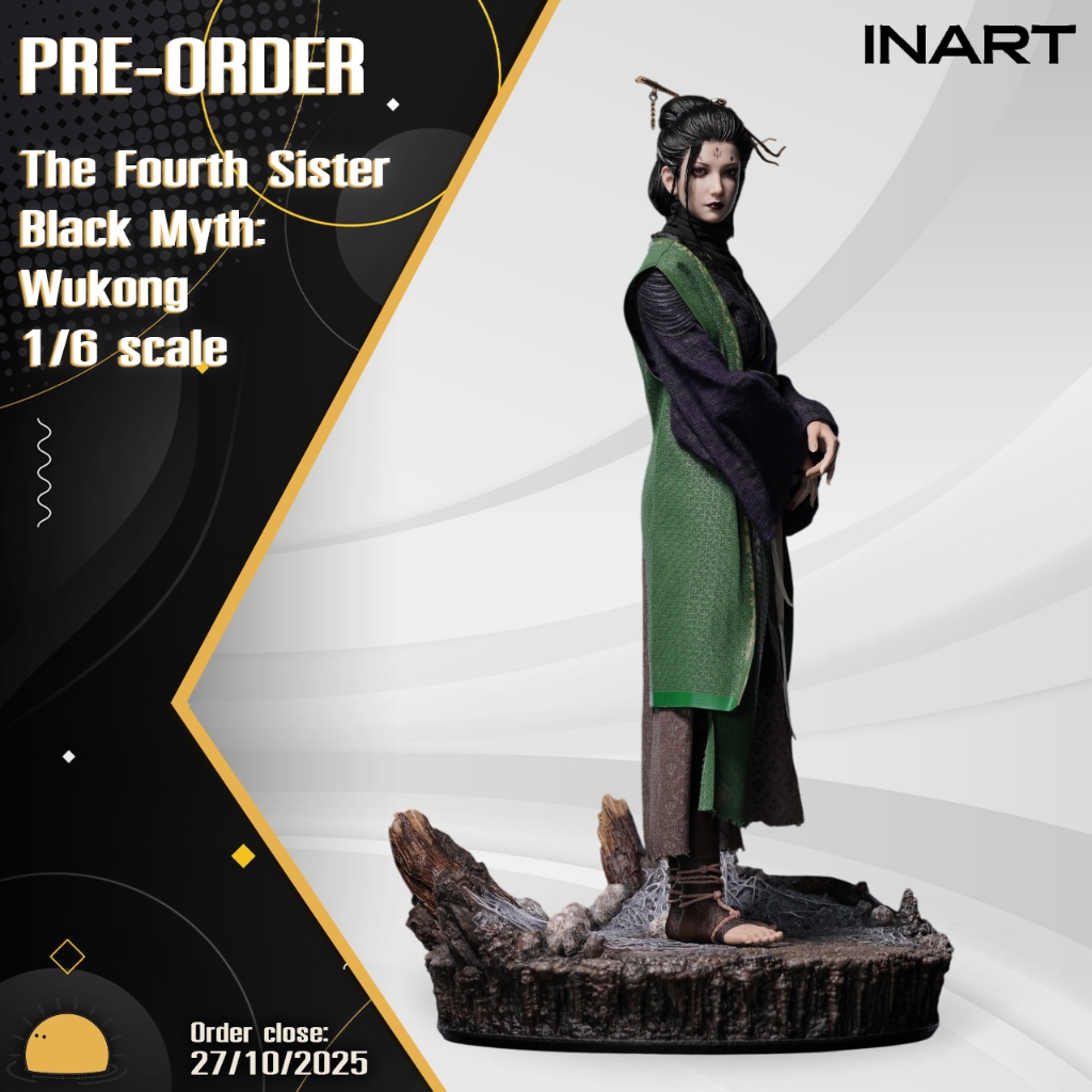 Pre-order Queen Studio InArt The Fourth Sister 1/6 (Black Myth : Wukong)