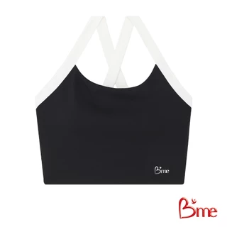B'me เสื้อชั้นในไร้โครง level 2 ฟองกลาง รุ่น MER012 Sport Bra สีดำ สีวนิลา