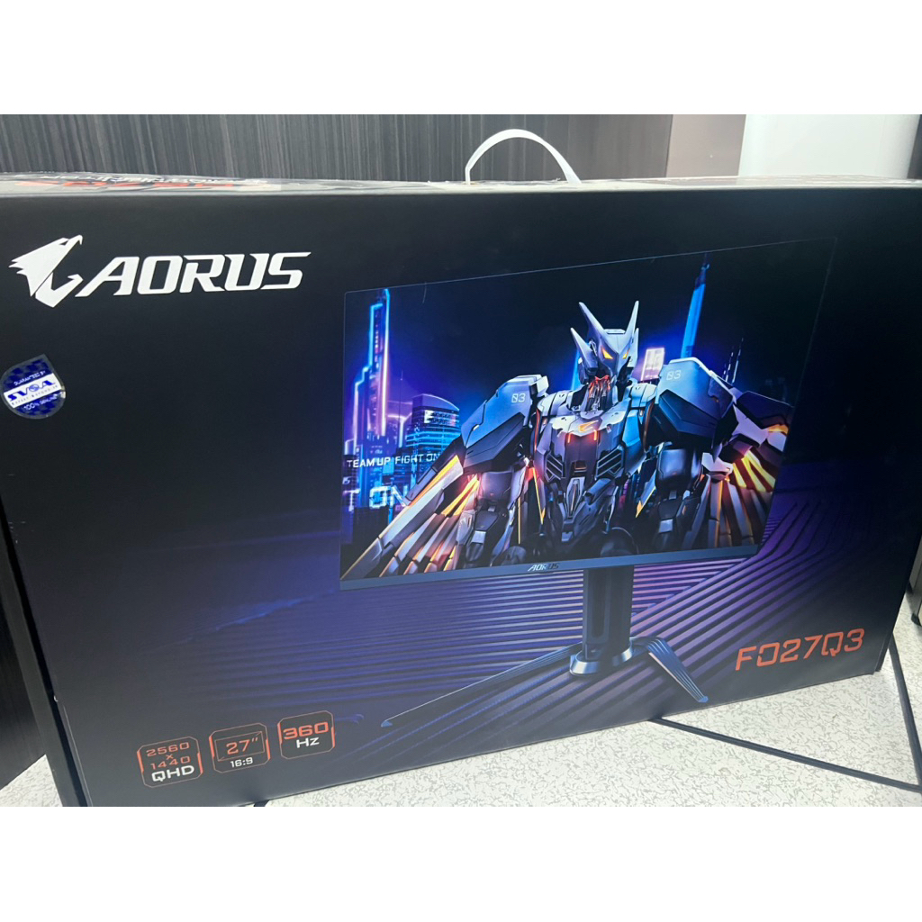 GIGABYTE AORUS FO27Q3 Gaming Monitor (จอมอนิเตอร์) | 27" QHD | OLED | 0.03ms | 360Hz | Adaptive-Sync