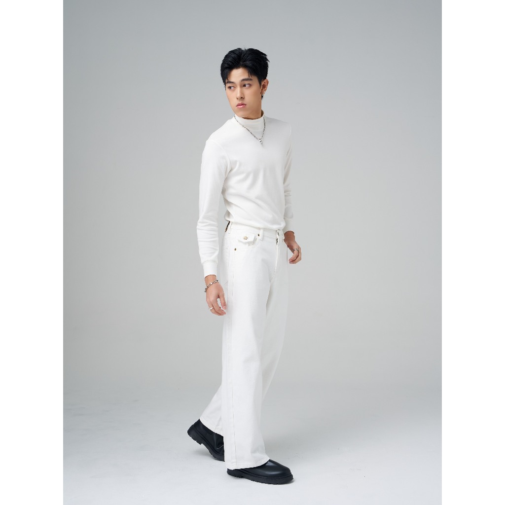 Niyom Jeans collection INDIGO : รุ่น  B286.3 กางเกงยีนส์ ทรงกระบอกใหญ่ ราคา ถูกที่สุด ดีลบีเคเค แกลเลอรีภาพที่ 6