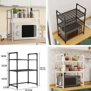 ชั้นวางไมโครเวฟ 2/3 ชั้น ชั้นวางของในครัว ชั้นวางอเนกประสงค์ ประหยัดพื้นที่ ทนใช้ กันน้ำ กันสนิม มีคุณภาพ