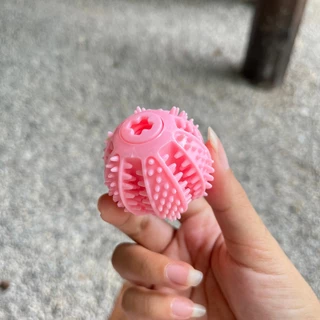 ลูกบอลยาง เคี้ยวขัดฟัน สำหรับสุนัขและแมว ขนาด 5ซม