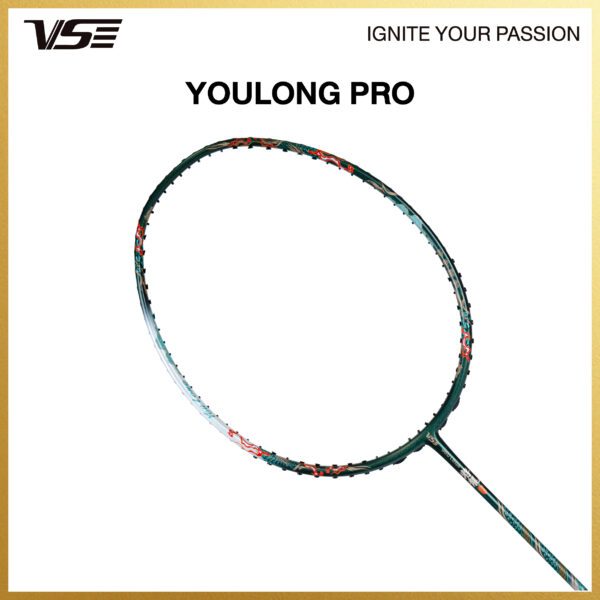 VS ไม้แบดมินตัน รุ่น Youlong Pro แถมกริปคละสี+เอ็น+ซอง *ขึ้นเอ็น กรุณากดที่ตัวเลือกขึ้นเอ็นเท่านั้น*