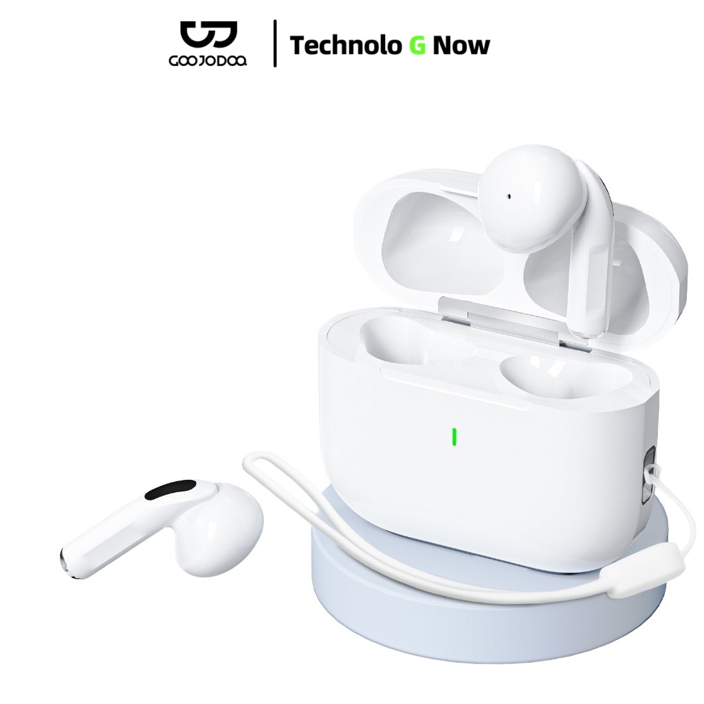 GOOJODOQ J201 หูฟังบลูทูธ Ai การถอดเสียง หูฟัง Bluetooth 5.3 การแปล การค้นหาบทสนทนา หูฟังไร้สาย