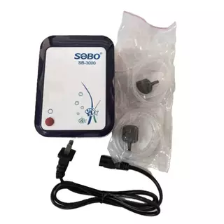 ปั๊มลมสำรองไฟ SOBO SB-3000/ SB-4000 แบตสำรองไฟ