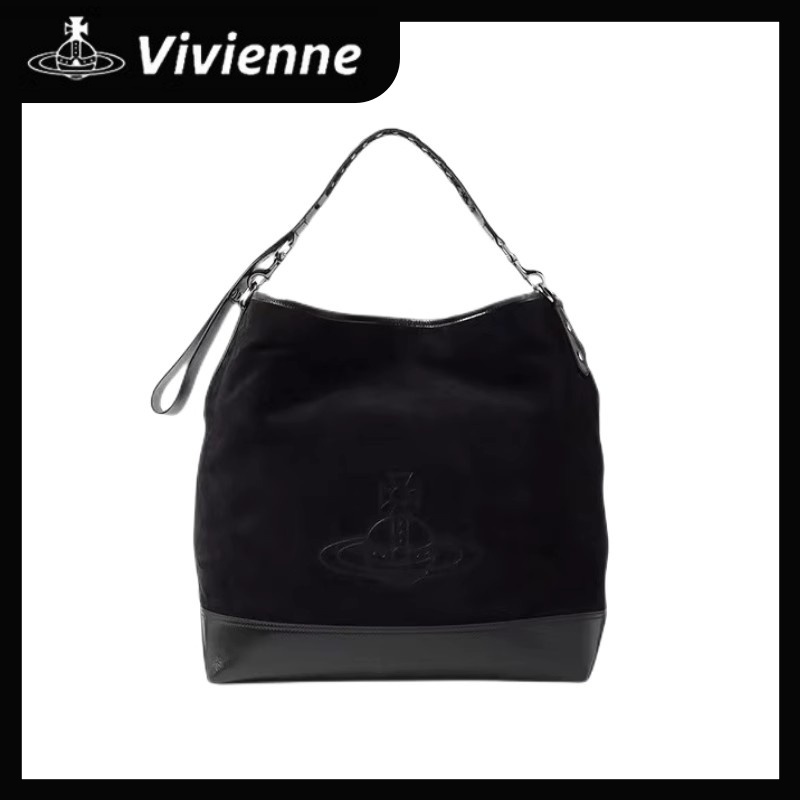 Vivienne Westwood✨JP VIVI กระเป๋าหนังนิ่ม vivian กระเป๋าโท้ท ดาวเสาร์ กระเป๋าใต้วงแขน กระเป๋าสะพาย