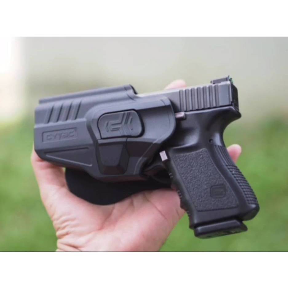ซองพกนอกโพลิเมอร์ Glock19 Gen 1-5 ปลดนิ้วชี้ มีถนัดซ้าย, ถนัดขวา Cytac