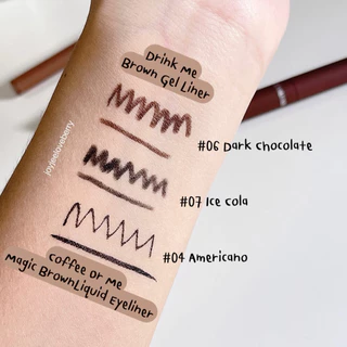 Cosluxe drink me brwon gel liner เจลไลเนอร์ ดอรี่อาย หัวดินสอ