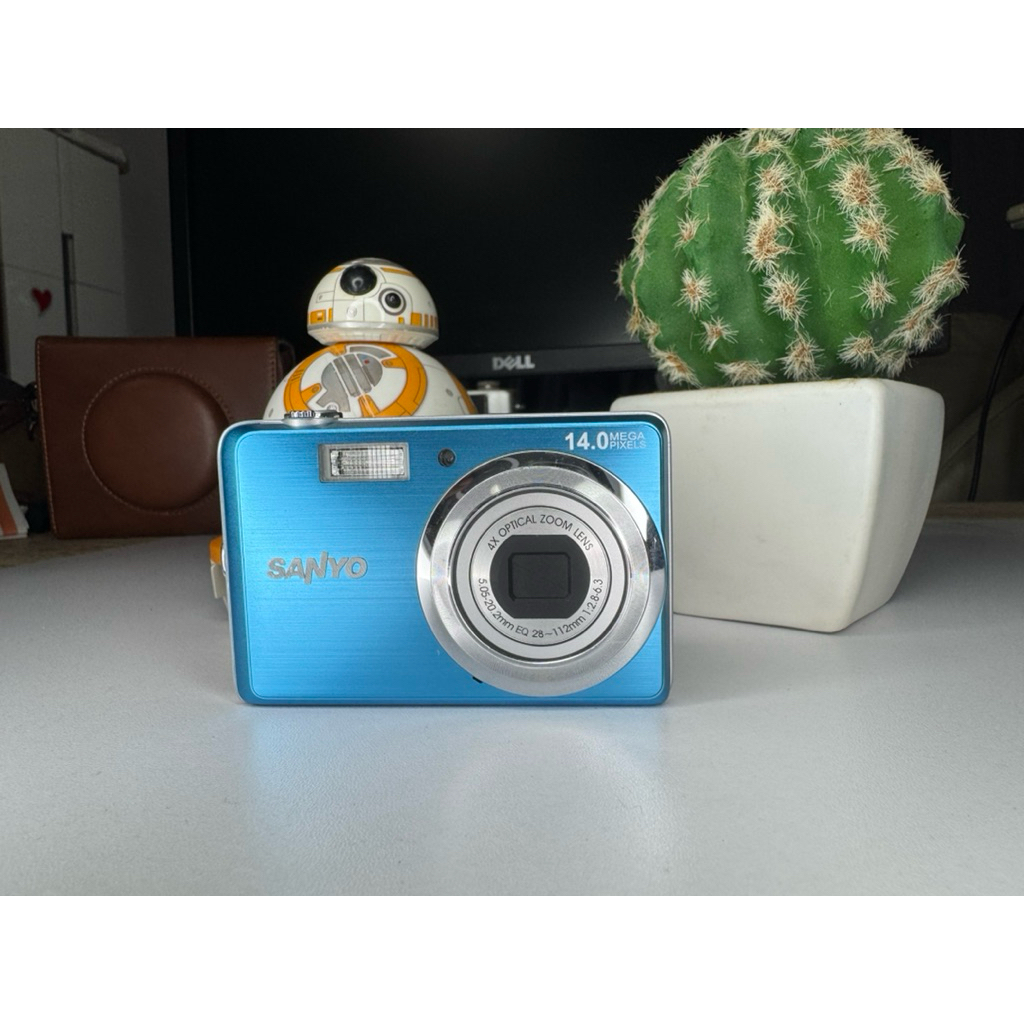 กล้อง Sanyo e5100tp สีฟ้า มือสอง