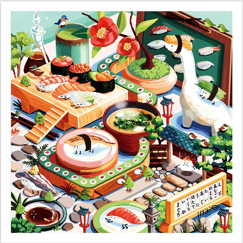 PINTOO: Issiki Toaki - Conveyor Belt Sushi Land (900 Pieces) [Plastic Jigsaw Puzzle]
