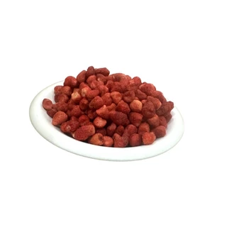 สตรอว์เบอร์รี่ ฟรีซดราย ลูกเล็ก Freeze Dried Strawberry หวาน กรอบ อร่อย เคี้ยวเพลิน มีประโยชน์