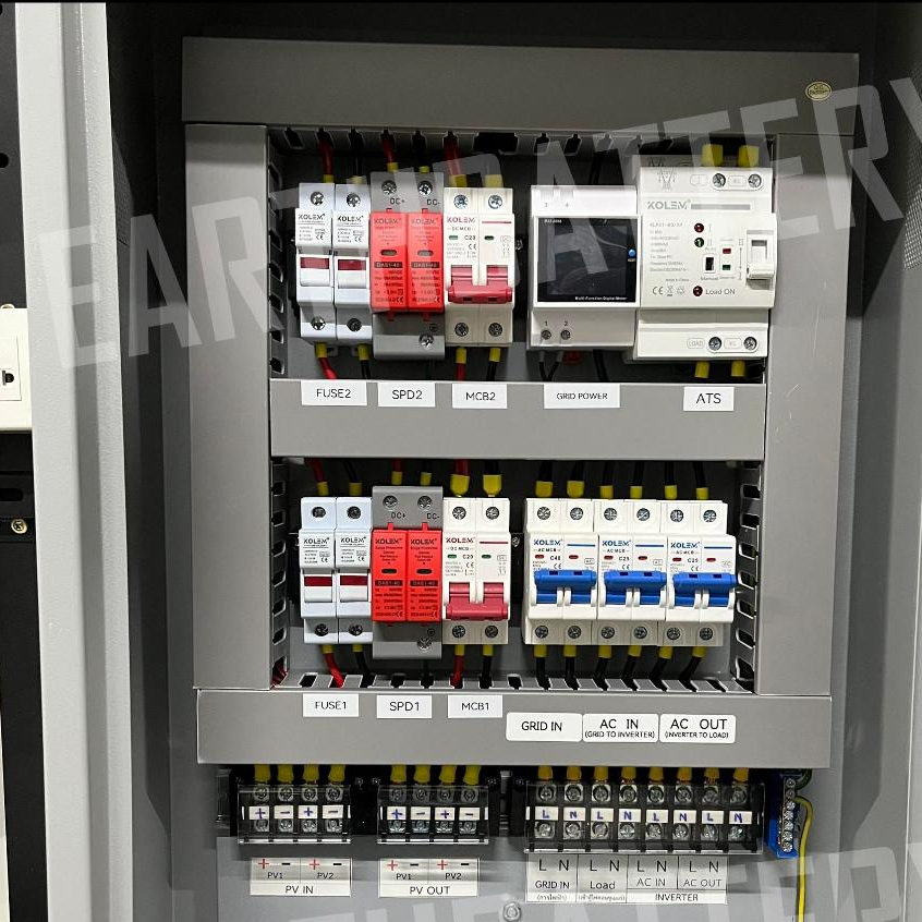 ตู้คอนโทรลโซล่าเซลล์ อย่างดี on/offgrid มี ATS ในตัว