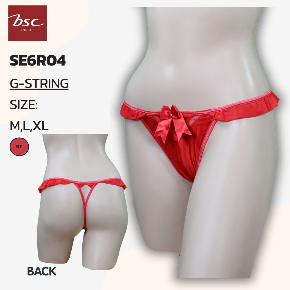 BSC กางเกงชั้นใน แบรนด์ดัง ของแท้ เกรดA รูปแบบ G -Sting   Sexi  ผ้ายืด SE0150U (SE6R04) VIC RE