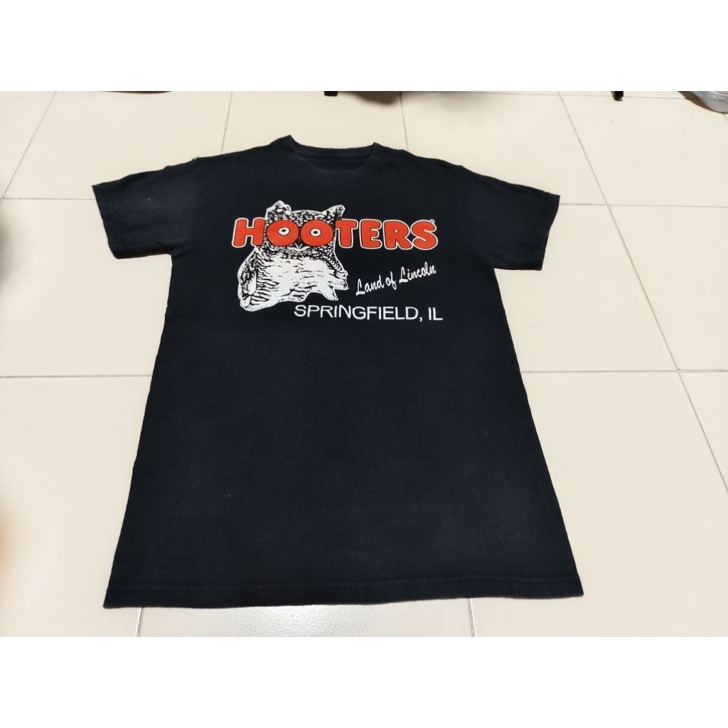 ❤️สวนสัตว์♥️นกฮูกHooters👕อก36ยาว27" เสื้อยืดมือ2 แบรนด์ วินเทจ การ์ตูน วง ลายมันส์ ราคาถูก สภาพดี