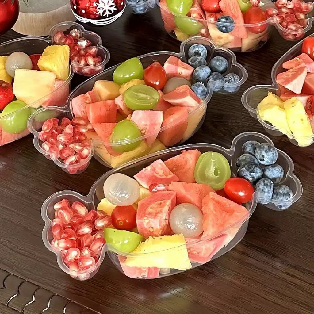 กล่องใสทรงลูกอม แพ็ค 10 กล่อง ใส่เค้ก ใส่ของขวัญ